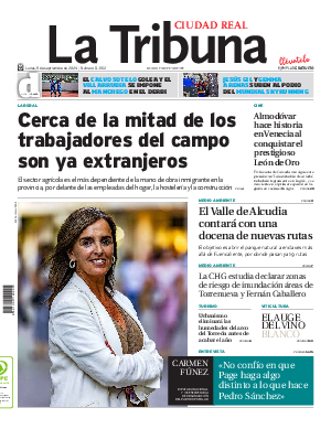 Portada La Tribuna de Ciudad Real