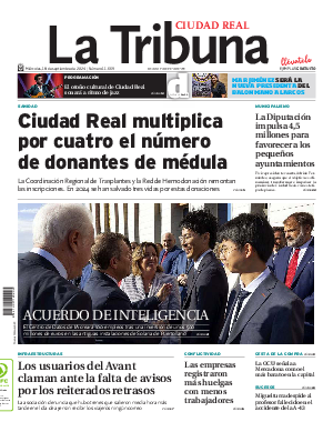 Portada La Tribuna de Ciudad Real