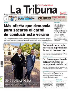 Portada La Tribuna de Ciudad Real