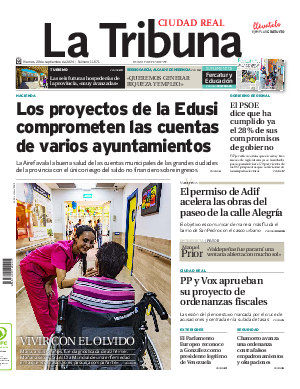 Portada La Tribuna de Ciudad Real