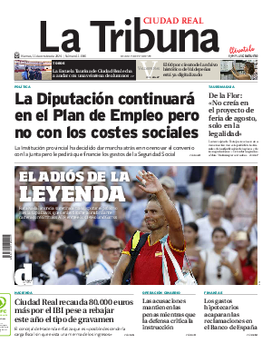 Portada La Tribuna de Ciudad Real