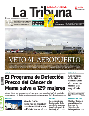 Portada La Tribuna de Ciudad Real