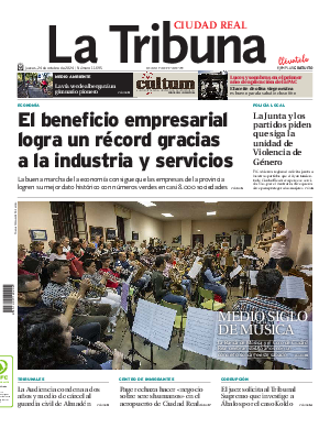 Portada La Tribuna de Ciudad Real