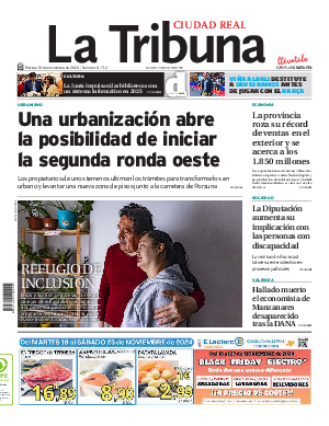 Portada La Tribuna de Ciudad Real