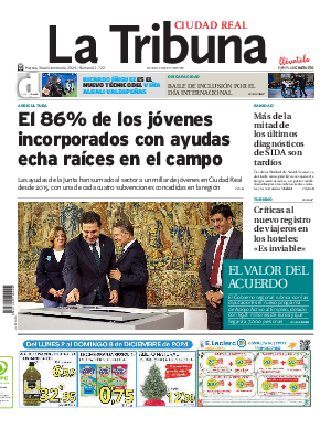 Portada La Tribuna de Ciudad Real