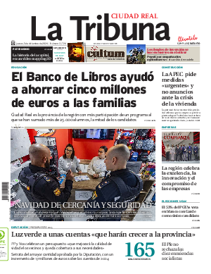 Portada La Tribuna de Ciudad Real