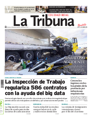 Portada La Tribuna de Ciudad Real