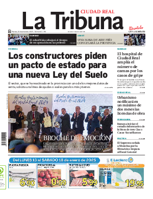 Portada La Tribuna de Ciudad Real