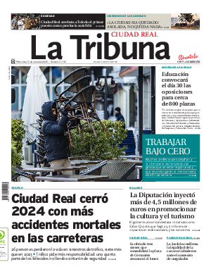 Portada La Tribuna de Ciudad Real