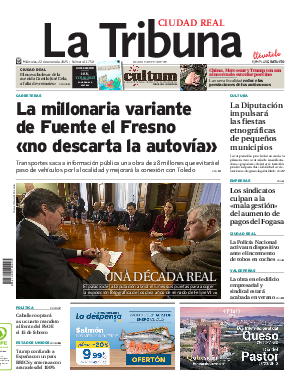 Portada La Tribuna de Ciudad Real