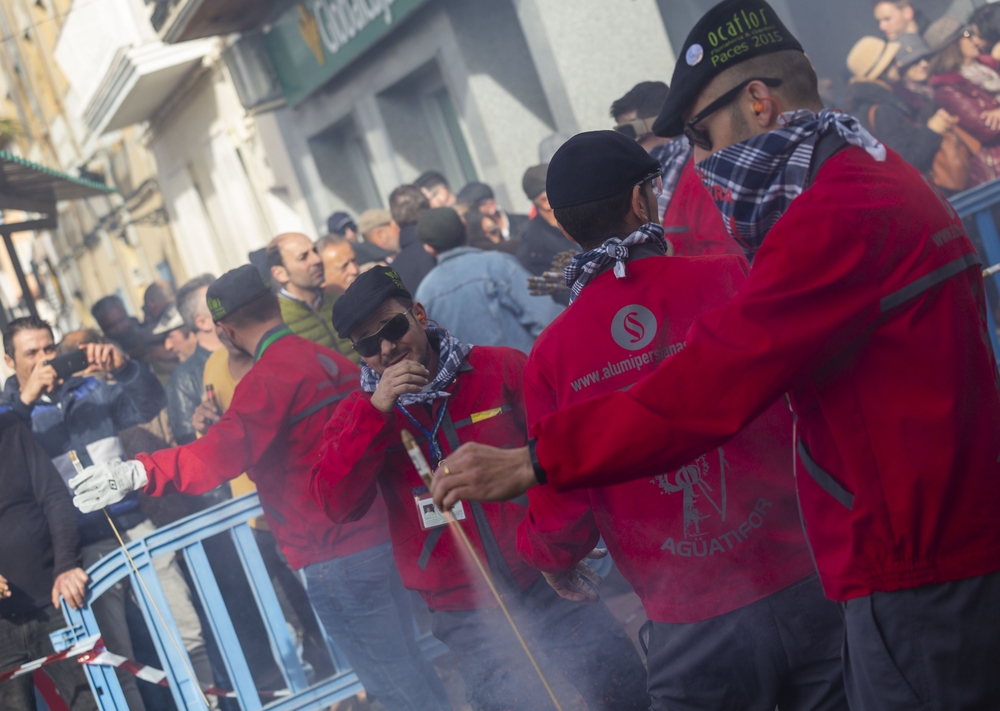 las paces de Villarta,cohetes,fiesta de las paces, Villarta de San Juan, Nuestra Señora de la Paz,virgen de la paz  / TOMÁS FERNÁNDEZ DE MOYA