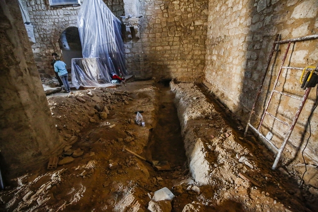 obras en la Iglesia de Santiago de Ciudad Real