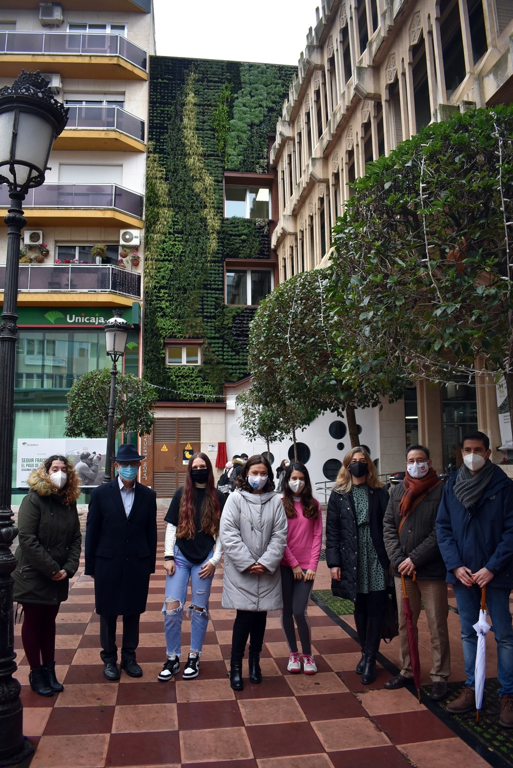 Ciudad Real ya luce su Jardín Vertical 