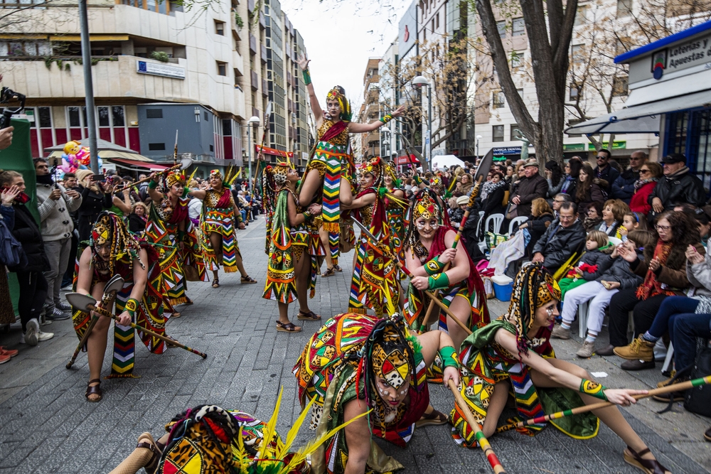 Carnaval, desfile de piñata, desfile de Poiñata, Peña Burleta, carnaval, piñata  / RUEDA VILLAVERDE