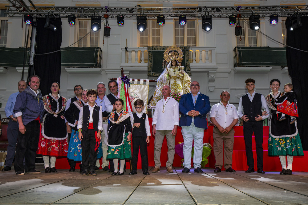 inaguracion de la feria de Tomellóso, patrona de Tomellóso Virgen de las Viñas, feria de Tomellóso ofrenda a la virgen  / RUEDA VILLAVERDE