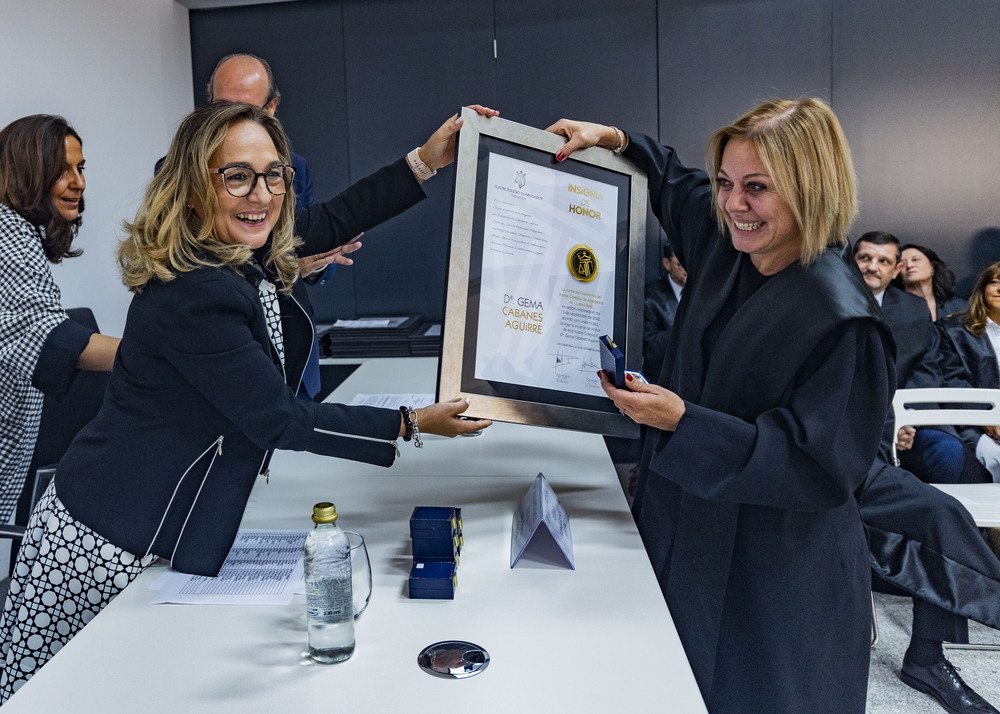 celebración de la Patrona de los abogados, Santa Teresa, entrega de medallas a los abogados que llevan 25 años de profesión, abogados, abgado, entrega de placas y medallas a los abogados que llevan 25 años de profesión  / RUEDA VILLAVERDE