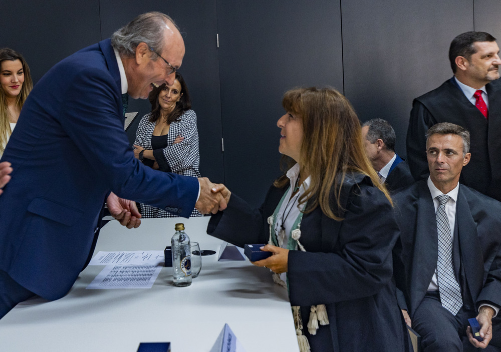 celebración de la Patrona de los abogados, Santa Teresa, entrega de medallas a los abogados que llevan 25 años de profesión, abogados, abgado, entrega de placas y medallas a los abogados que llevan 25 años de profesión  / RUEDA VILLAVERDE