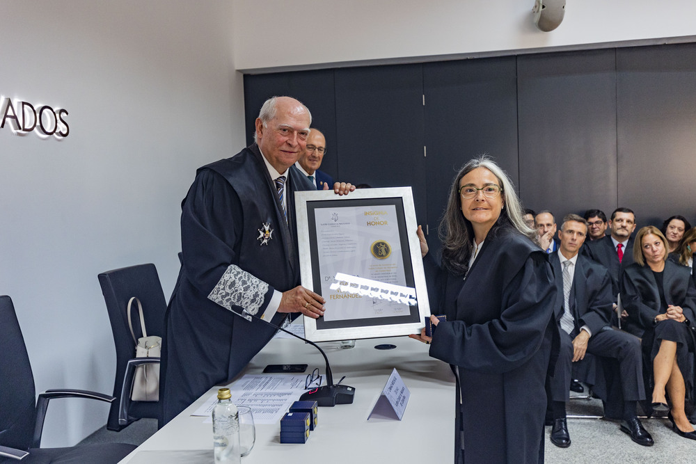 celebración de la Patrona de los abogados, Santa Teresa, entrega de medallas a los abogados que llevan 25 años de profesión, abogados, abgado, entrega de placas y medallas a los abogados que llevan 25 años de profesión  / RUEDA VILLAVERDE