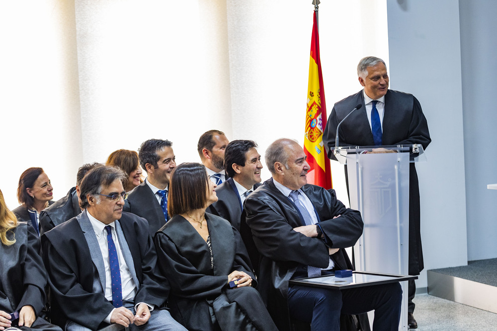 celebración de la Patrona de los abogados, Santa Teresa, entrega de medallas a los abogados que llevan 25 años de profesión, abogados, abgado, entrega de placas y medallas a los abogados que llevan 25 años de profesión  / RUEDA VILLAVERDE