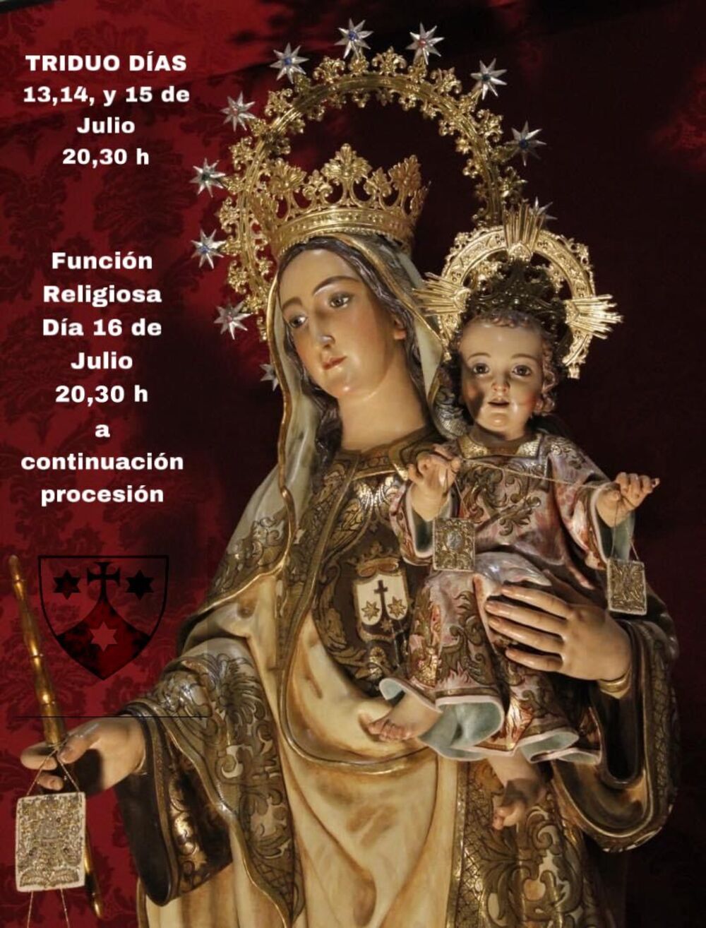 Reorganizar Personal Verdulero La Virgen del Carmen de Daimiel estrena trono | Noticias La Tribuna de  Ciudad Real