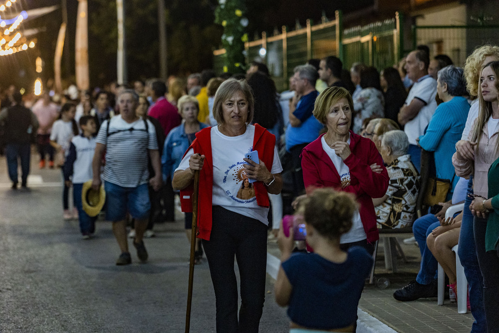 llegada a Pozuelo de Calatrava de la Virgen de los Santos patrona de Pozuelo,  llega a Pozuelo la Virgen de los Santos patrona de pozuelo de Calatrava  / RUEDA VILLAVERDE