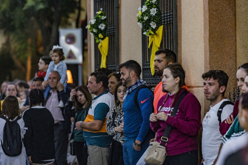 llegada a Pozuelo de Calatrava de la Virgen de los Santos patrona de Pozuelo,  llega a Pozuelo la Virgen de los Santos patrona de pozuelo de Calatrava  / RUEDA VILLAVERDE