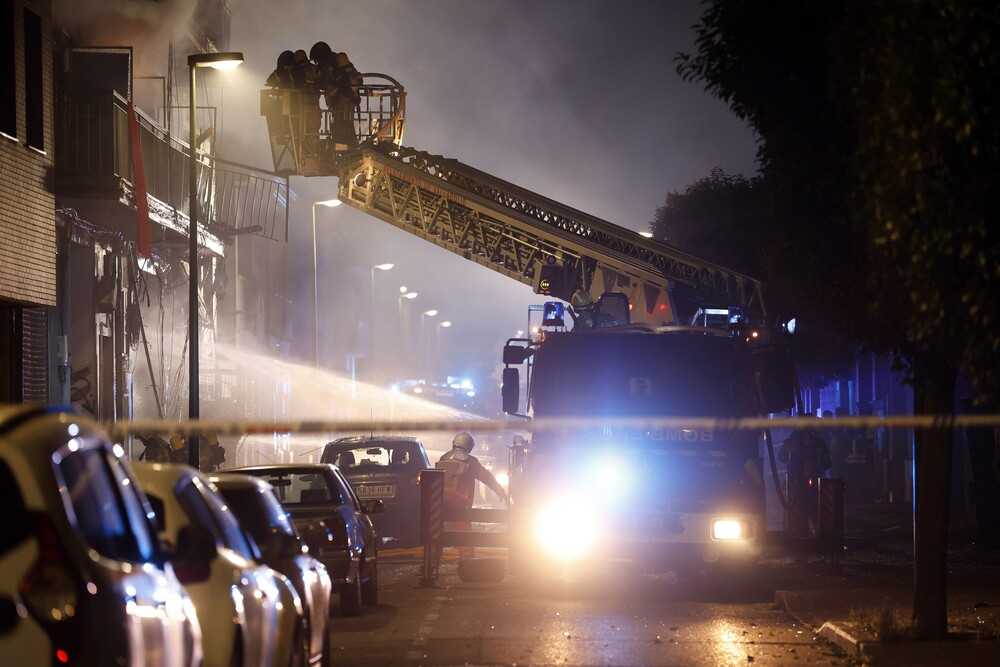 Explosión edificio en la calle Goya de Valladolid  / AGENCIAS