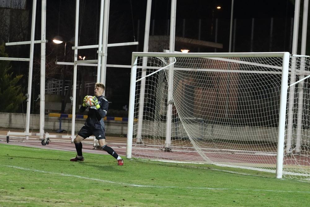 Nacho Córdoba, en el 'Poli' en un partido de la temporada 2021-2022.