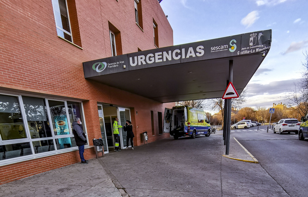 Acceso de Urgencias del Hospital Santa Bárbara.