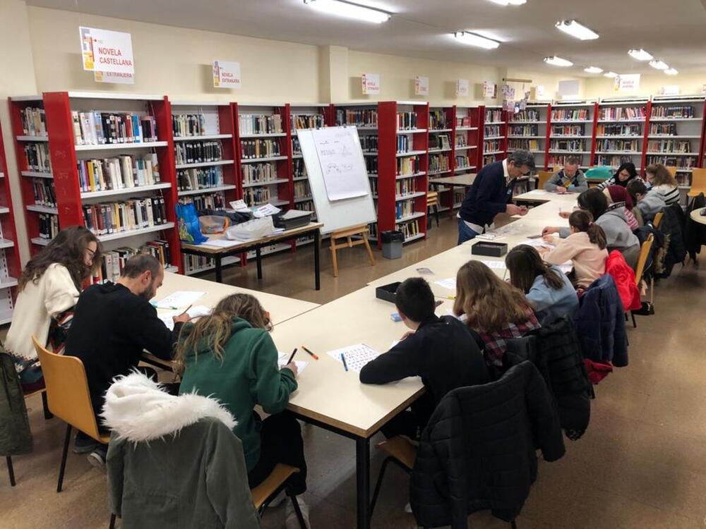 El lettering regresó a la Biblioteca por Navidad