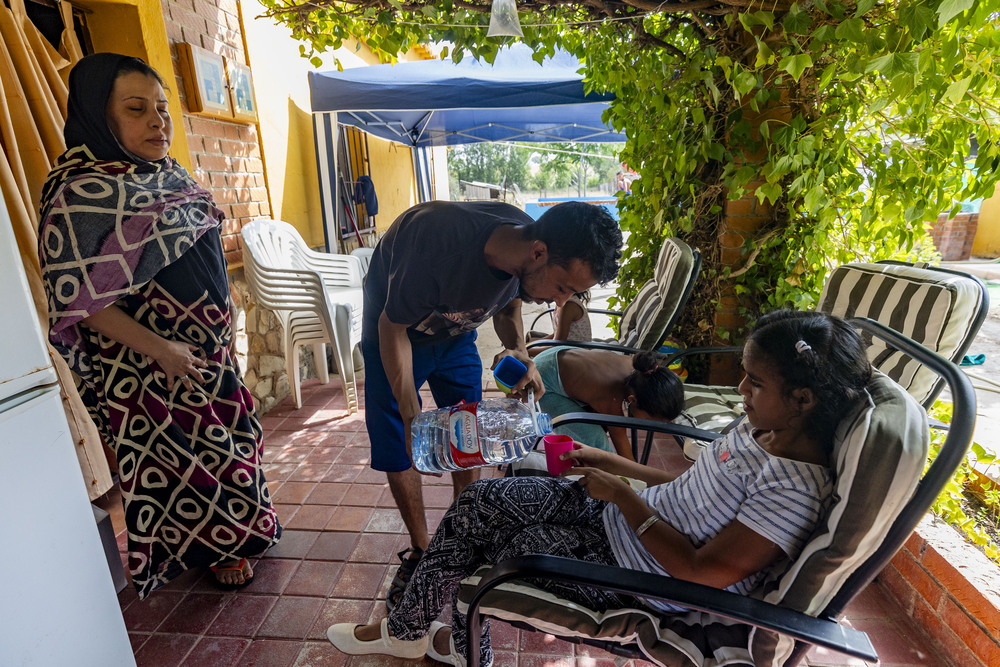 reportaje de la llegada de niños saharauis discapacitados a Ciudad real, vacaciones en paz con niños saharauis en ciudad real,  / RUEDA VILLAVERDE