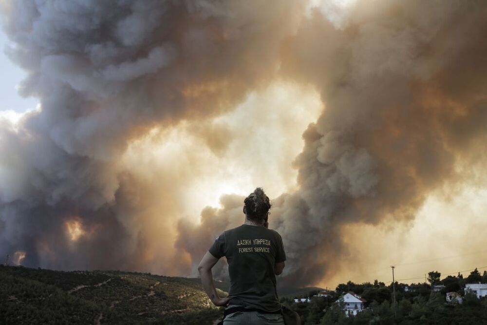 Wildfires in Attica, Greece  / KOSTAS TSIRONIS