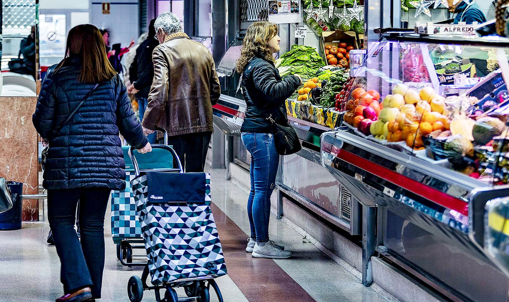 Los alimentos suben un 10 por ciento en puertas de la Navidad