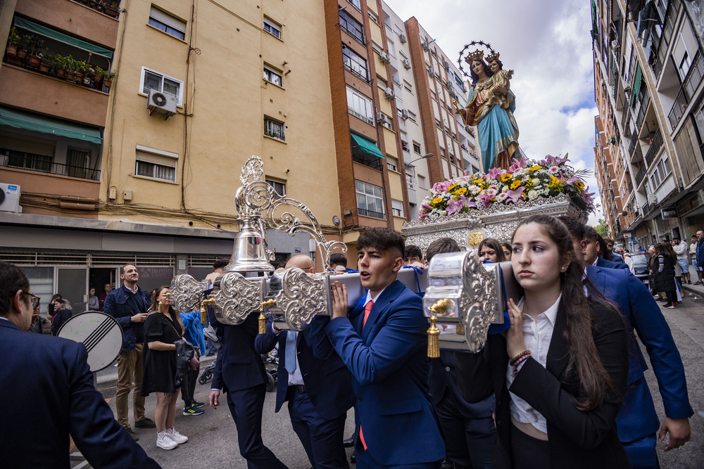 procesión de María Auxiliadora de Ciudad Real  / RUEDA VILLAVERDE