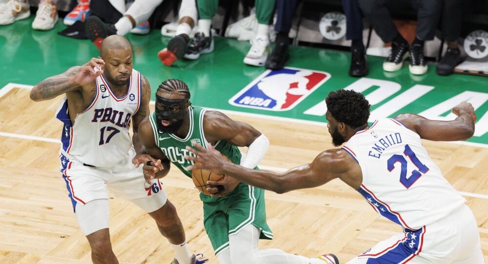 NBA Playoffs - Philadelphia 76ers at Boston Celtics  / CJ GUNTHER