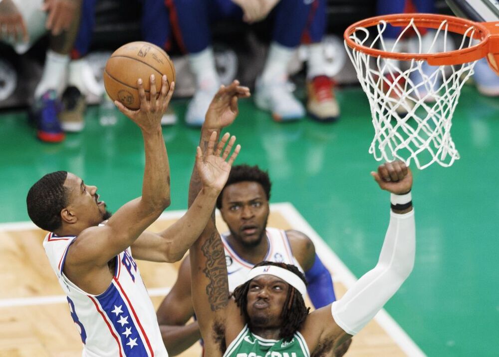 NBA Playoffs - Philadelphia 76ers at Boston Celtics  / CJ GUNTHER