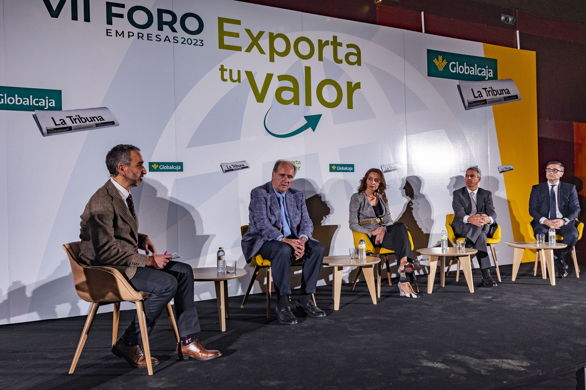 VII Foro Empresa 2023 Exporta tu  Valor, organizado por Globalcaja y La Tribuna de Ciudad Real, con la presencia de Méndez Pozo  / RUEDA VILLAVERDE