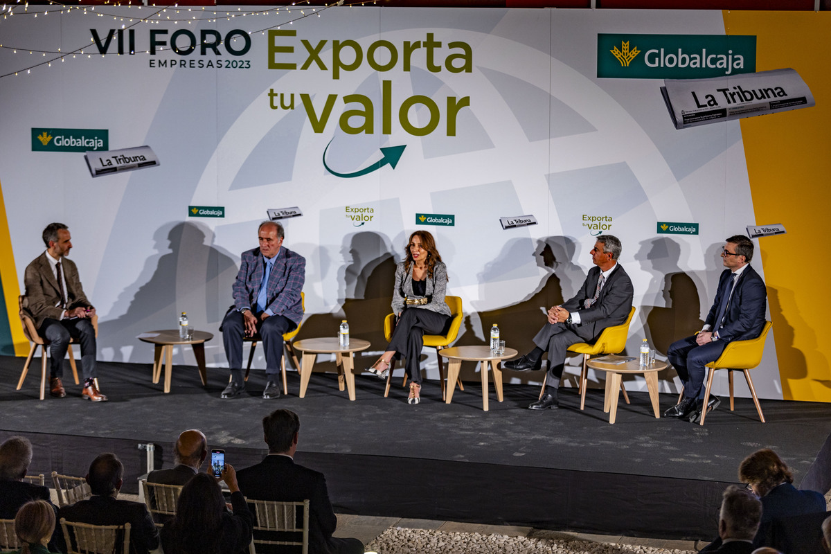 VII Foro Empresa 2023 Exporta tu  Valor, organizado por Globalcaja y La Tribuna de Ciudad Real, con la presencia de Méndez Pozo  / RUEDA VILLAVERDE