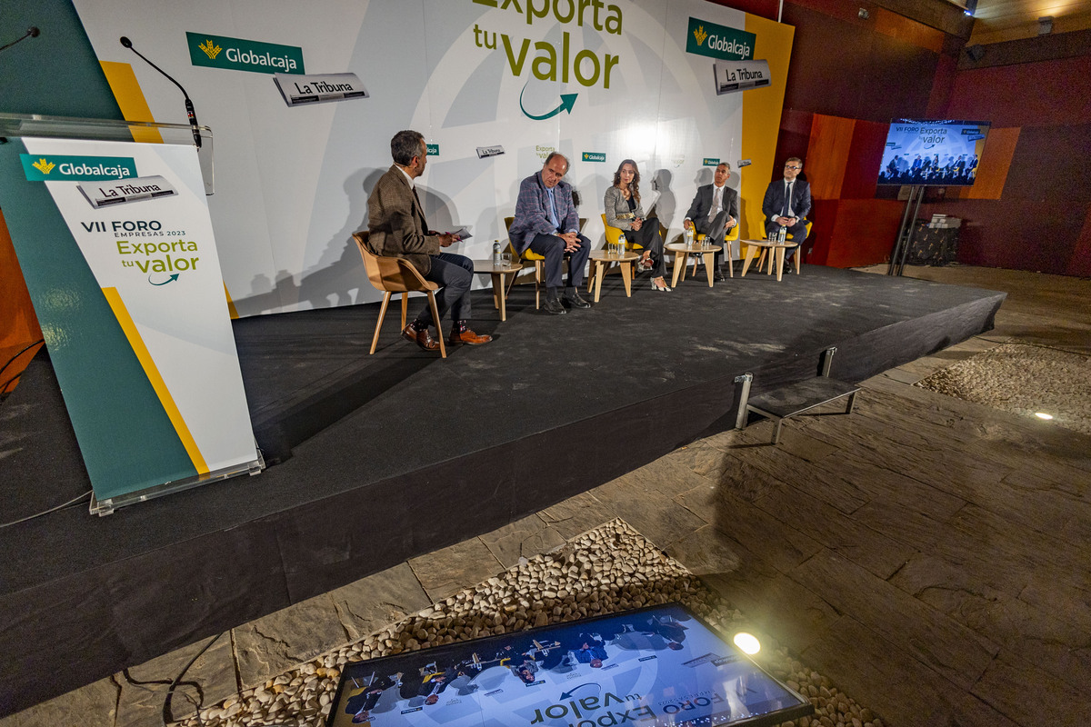 VII Foro Empresa 2023 Exporta tu  Valor, organizado por Globalcaja y La Tribuna de Ciudad Real, con la presencia de Méndez Pozo  / RUEDA VILLAVERDE