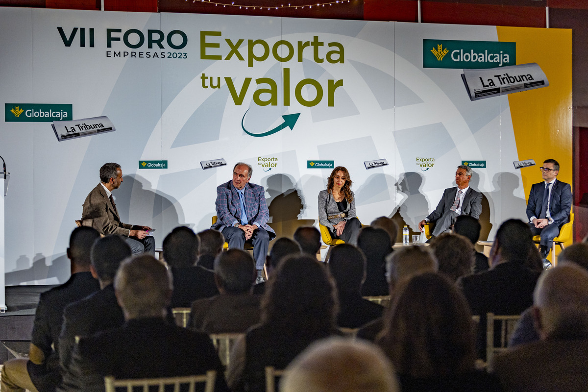 VII Foro Empresa 2023 Exporta tu  Valor, organizado por Globalcaja y La Tribuna de Ciudad Real, con la presencia de Méndez Pozo  / RUEDA VILLAVERDE