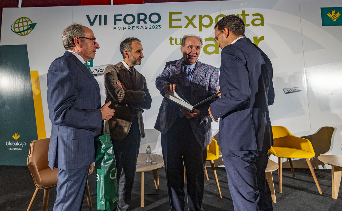 VII Foro Empresa 2023 Exporta tu  Valor, organizado por Globalcaja y La Tribuna de Ciudad Real, con la presencia de Méndez Pozo  / RUEDA VILLAVERDE