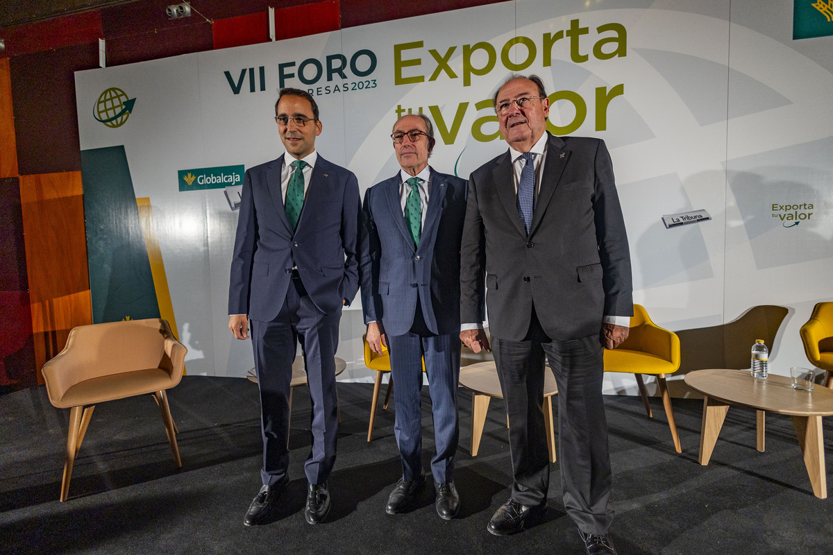 VII Foro Empresa 2023 Exporta tu  Valor, organizado por Globalcaja y La Tribuna de Ciudad Real, con la presencia de Méndez Pozo  / RUEDA VILLAVERDE