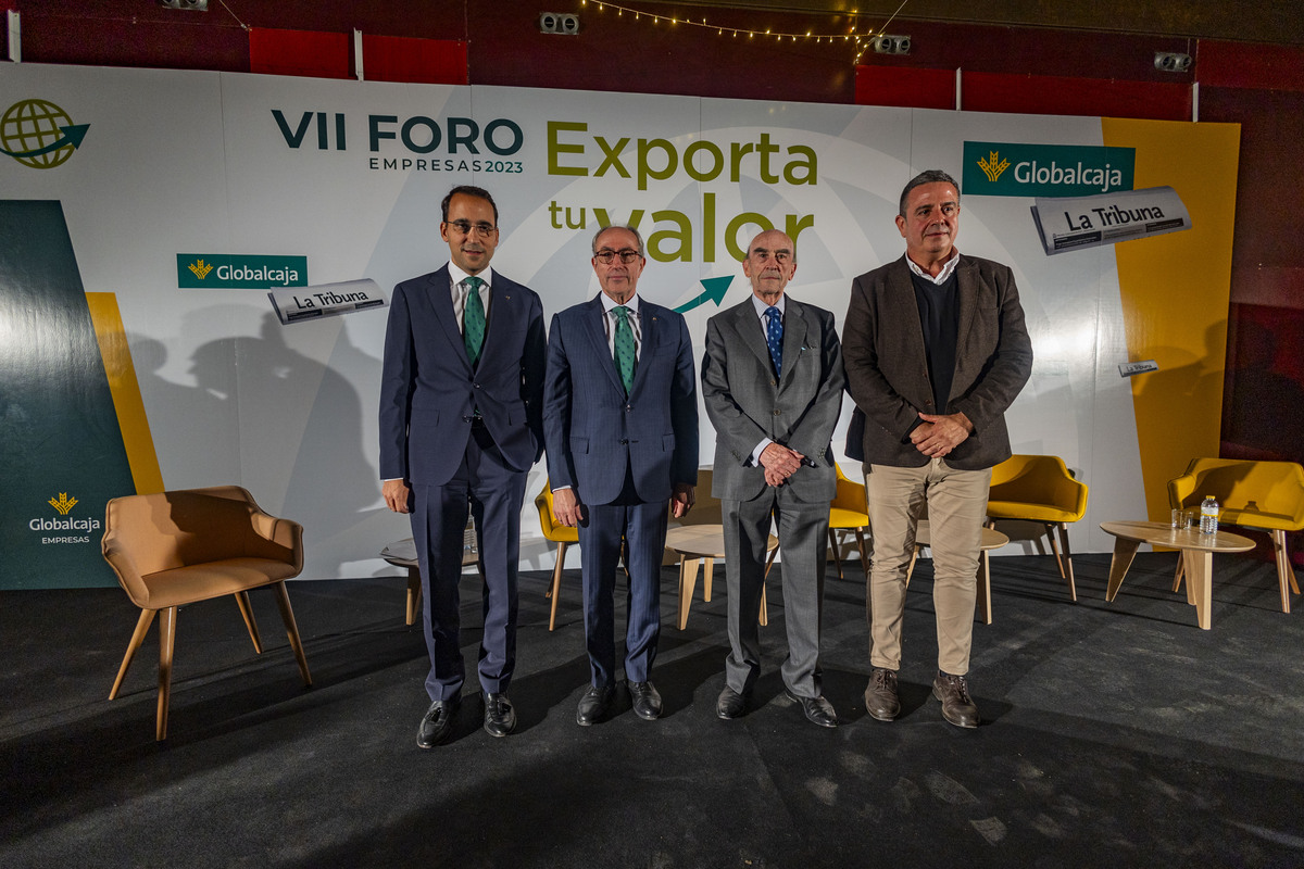 VII Foro Empresa 2023 Exporta tu  Valor, organizado por Globalcaja y La Tribuna de Ciudad Real, con la presencia de Méndez Pozo  / RUEDA VILLAVERDE