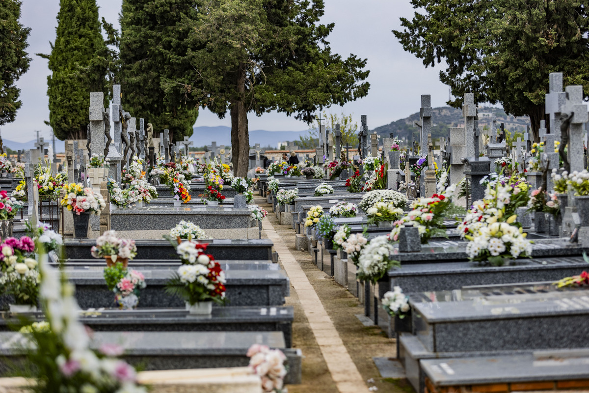 Día de los Santos, gente llevando flores al cementerio, cementerio, flores en el cementerio, Día de todos los SNTO, GENTE COMPRANDO FLORES Y LLEVÁNDOLAS AL CEMENTERIO,  / RUEDA VILLAVERDE