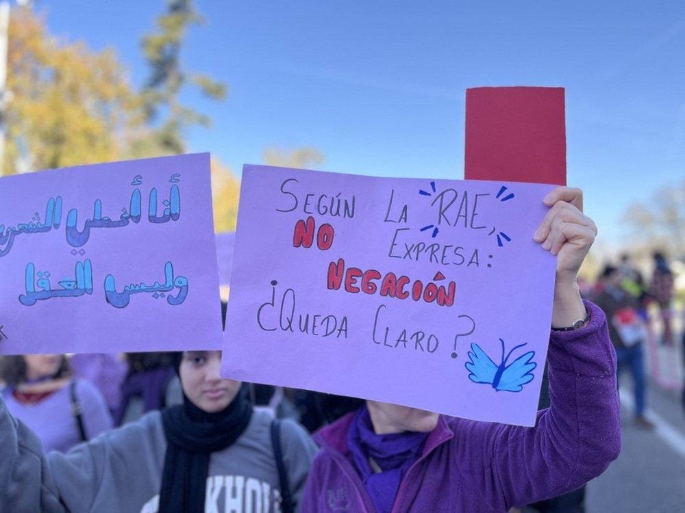 Imágenes de las manifestaciones contra la violencia machista en diferentes puntos de Castilla-La Mancha