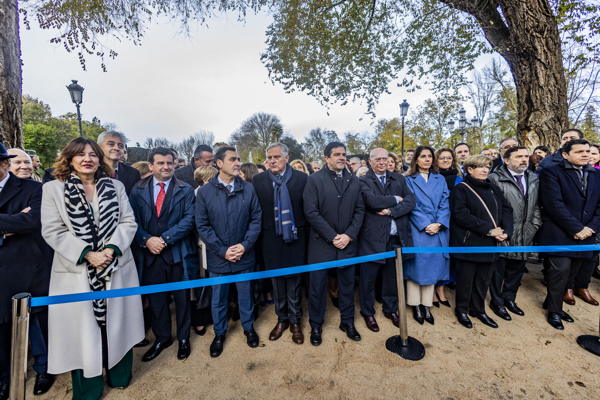 Celebración del día de la Constitución e izada de la BANDERA EN EL PARQUE DE DE GASSET  / RUEDA VILLAVERDE