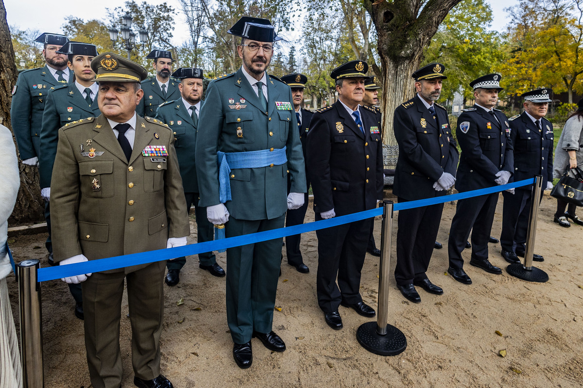 Celebración del día de la Constitución e izada de la BANDERA EN EL PARQUE DE DE GASSET  / RUEDA VILLAVERDE