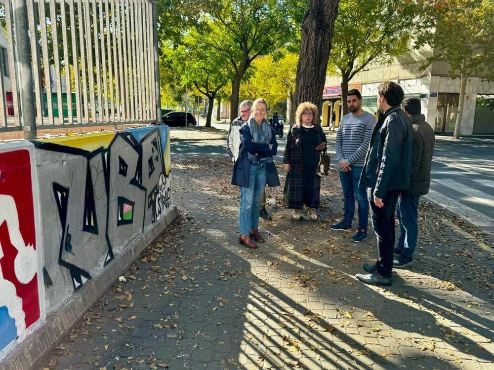 El color dará vida a la pista multideportes de los Ángeles