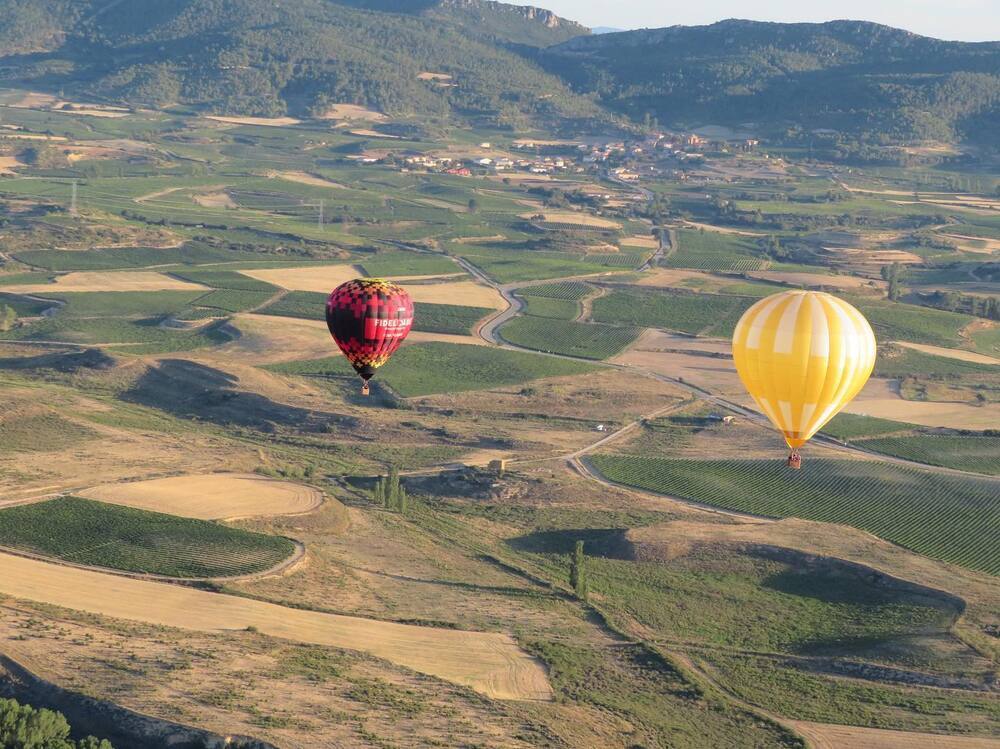 Una competición de globos aerostáticos.