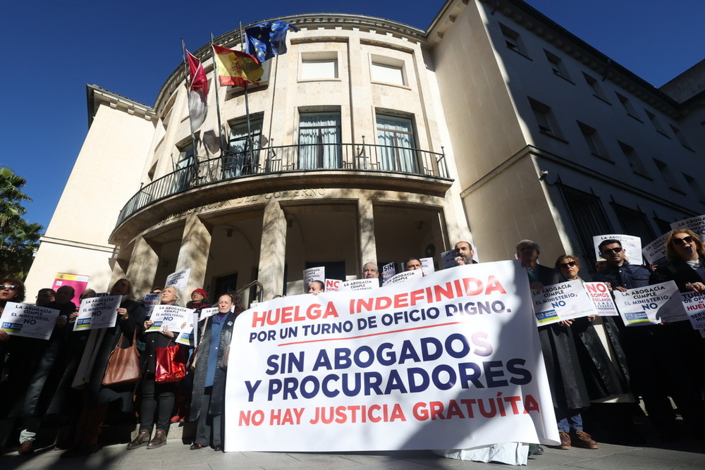 El Turno de Oficio se hace oír en el centro de Ciudad Real